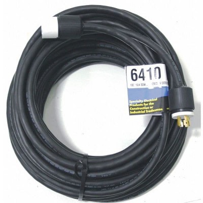 Southwire  Extension Cord,100ft,10Ga,30A,SOW,Blk 6410