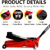 Hydraulic Floor Jack Dual Pump, Quickly Lifting Low Service Jack, for Cars, Trucks - 4 of 4