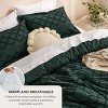 Bedsure | 3Pcs Comforter Bedding Set with Intricate Solid Embroidery - 4 of 4