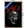 Trends International Slayer - Grey Scale Hellmit Framed Wall Poster Prints - 3 of 4