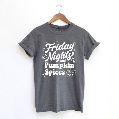 Simply Sage Market Friday Nights and Pumpkin Spices Short Sleeve Garment Dyed Tee