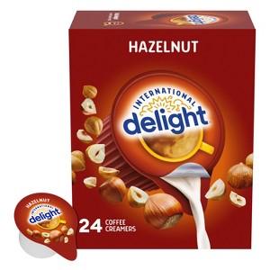 International Delight Hazelnut Coffee Creamer Singles - 24ct/0.44 fl oz - 1 of 4