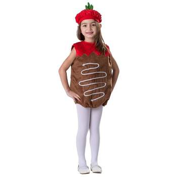 Dress Up America Chocolate Dipped Strawberry Costume for Kids