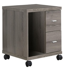 NicBex Mobile File Cabinet with Double Door,Office Cabinet with Metal Handles and Casters,Modern Cabinet,Filing Cabinets for Home Office - 1 of 4