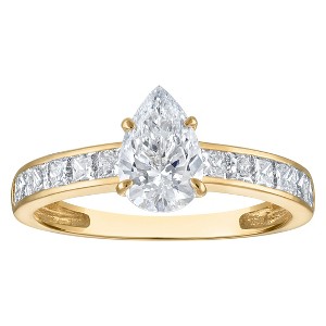 Naturalux 14K Gold 1.75 cttw Lab Grown Diamond Ring - 1 of 4