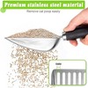 Cat Litter Scoop - Metal Medium Cat Litter Scoop-Sturdy Mesh Scooper - Mesh Shovel - 4 of 4