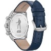 Citizen Star Wars Eco-Drive featuring Millennium Falcon 3-hand Silver Tone Blue Leather Strap - 2 of 4