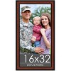 PosterPalooza | Panoramic Simple Brown Picture Frame - UV Acrylic, Foam Board Backing, Hanging Hardware - 2 of 4