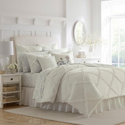 Twin White Adelina Comforter Set - Stone Cottage