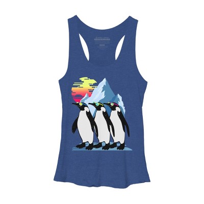 Women's Design By Humans North Pole Summer By clingcling Racerback Tank Top