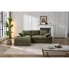 VYNXARIA Modular Sectional Living Room Sofa Set, Modern Minimalist Style Couch, Upholstered Sleeper Sofa for Living Room, Bedroom，L-Shape - 2 of 4