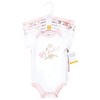 Hudson Baby Infant Girl Cotton Bodysuits, Vintage Rose - 2 of 4