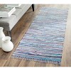 Rag Rug RAR121 Hand Woven Indoor Rugs - Safavieh - 2 of 4