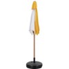 MaseiKar 7.5FT Outdoor Market Patio Umbrella, Crank Lift, Contrast Color 180G Polyester Canopy, 6 Steel Ribs, 1.5" Pole, No Base Included - 2 of 4