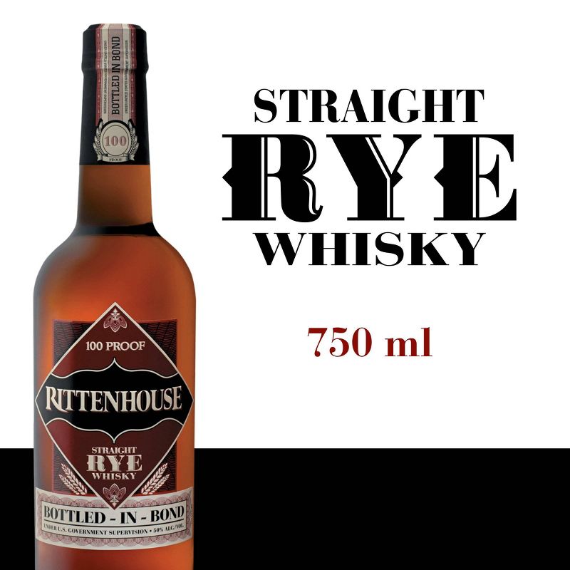 Rittenhouse 100 proof Straight Rye Whisky - 750ml Bottle, 5 of 14