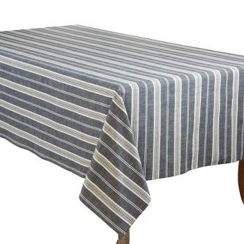Saro Lifestyle Striped Design Tablecloth