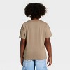 Grayson Threads Kids Boys' Short Sleeve 'Hawaii' Oversized Graphic T-Shirt - Brown - 2 of 3