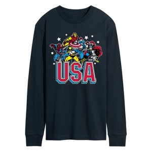 Men's - Marvel - USA Long Sleeve Graphic T-Shirt - 1 of 4