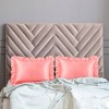 PiccoCasa Satin Retro Luxury Silky with Ruffle Envelope Closure Pillowcases 2 Pcs - 2 of 4