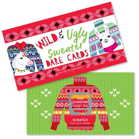 Big Dot Of Happiness Jolly Santa Claus - Christmas Party Have Or Have Not  Cards - Christmas Gift Exchange Game - Set Of 24 : Target
