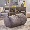 4' Skylar Bean Bag Chair Faux Leather - Christopher Knight Home - 2 of 4