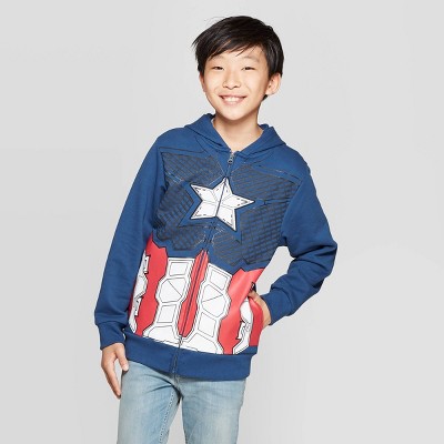 boys captain america hoodie