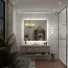 Apmir Super Bright 192 LEDs/m Back LED Lighted Anti-Fog Tempered Glass Bathroom/Vanity Mirror with ETL & 3-Year Warranty - 2 of 4