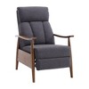 NicBex Accent Chair with Wooden Frame,Modern Arm Chair,Adjustable Recliner Chair for Bedroom,Reading Room - 4 of 4