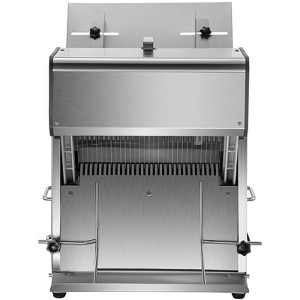 VEVOR Commercial Toast Bread Slicer, 12mm Thickness Electric Bread Cutting Machine, 31PCS Commercial Bakery Bread Slicer, Silver - 1 of 4