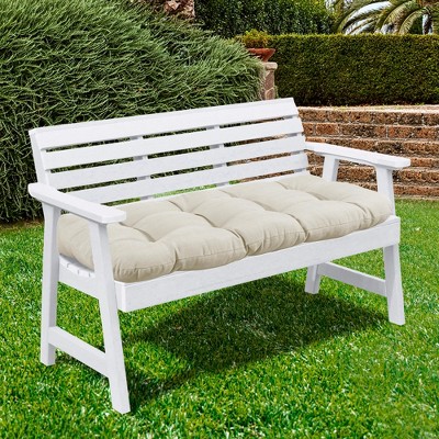 Sweet Home Collection Patio Cushions Outdoor Chair Pads Thick Fiber Fill  Tufted 19 X 19 Seat Cover, Cream, 6 Pack : Target