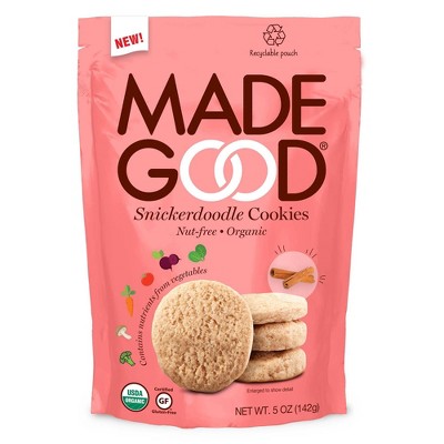MadeGood Organic Gluten Free Snickerdoodle Cookies  - 5oz