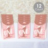 Big Dot of Happiness 1st Birthday Little Miss Onederful - Girl First Birthday Gift Favor Bags - Party Goodie Boxes - Set of 12 - 2 of 4