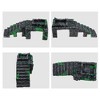 Unique Bargains Resin Tortoise Rock Turtle Basking Platform 9.5"x4.1"x3.4" Gray Green Purple 1 Pcs - 3 of 4