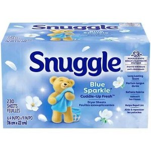 Snuggle Blue Sparkle Fresh Scent Dryer Sheets - 1 of 4