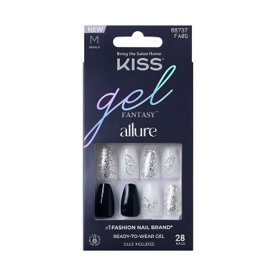 KISS Products Gel Fantasy Allure Fake Nails - Stunned By You - 31ct
