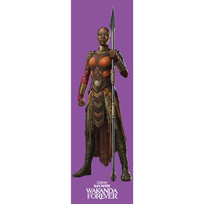 Girl's Black Panther: Wakanda Forever Okoye Standing Tall T-Shirt, 2 of 4