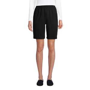 Lands' End Women's Sport Knit High Rise Shorts - 1 of 4