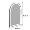 Dovelina Arched Bathroom Vanity Mirror LED Mirror with Defog - 3 of 4