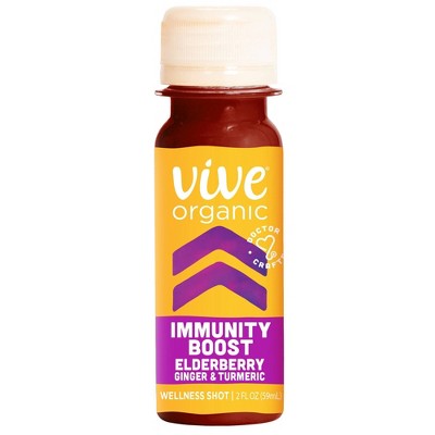 Vive Organic Immunity Boost Elderberry Wellness Shot - 2 fl oz