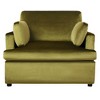 37" Polyester Accent Chair with Oversized Seat and Elegant Angled Design - 2 of 4