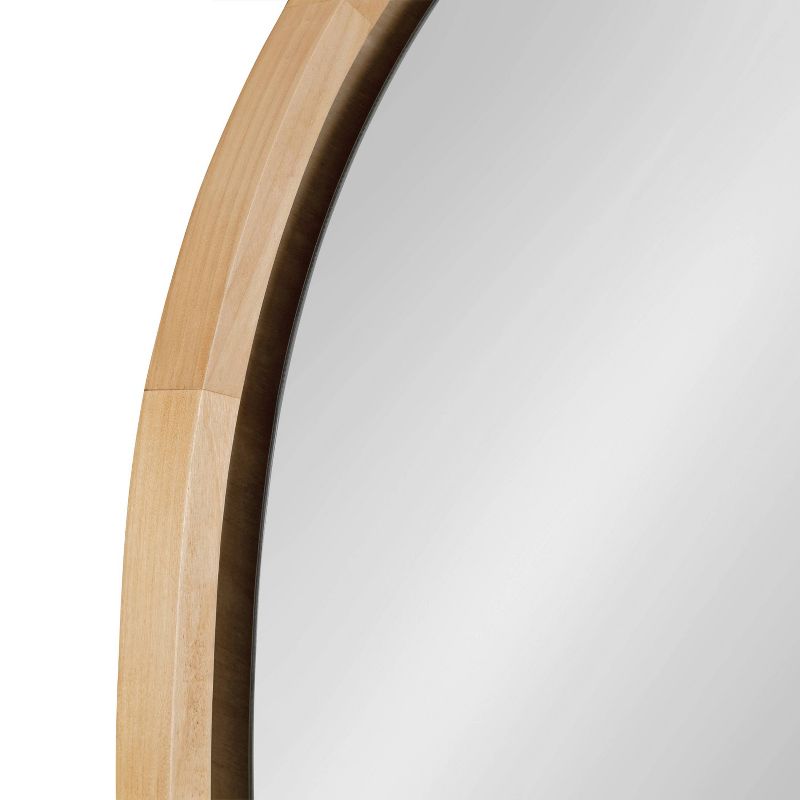 30&#34; Evans Round Wall Mirror Natural - Kate &#38; Laurel All Things Decor, 6 of 8