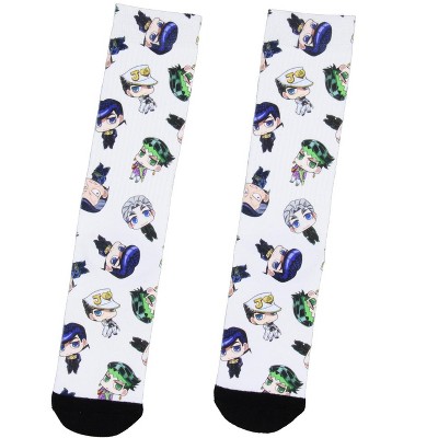 Hunter X Hunter Anime Mens' Characters Sublimated Adult Crew Socks