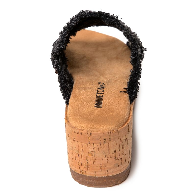 Minnetonka Women's Posey Cork Wedge Sandals, 4 of 7