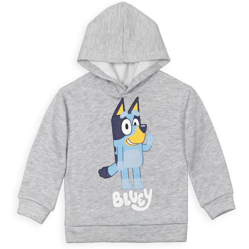 Bluey Fleece Pullover Hoodie and Pants Outfit Set Toddler to Little Kid, 2 of 8
