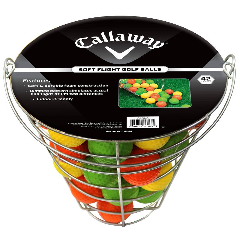 Callaway Assorted Soft Flight Golf Balls in Basket, 1 of 5