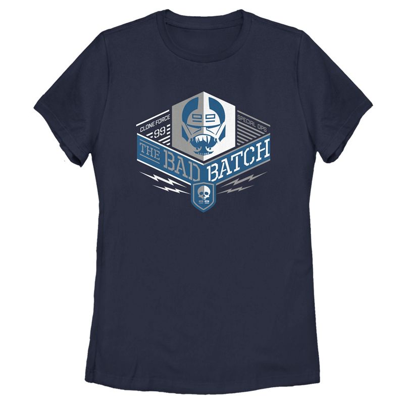 Women's Star Wars: The Bad Batch Square Logo T-Shirt, 1 of 6