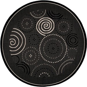 Courtyard CY1906 UV & Stain Resistant Non-Shedding Power Loomed Indoor/Outdoor Rugs - Safavieh - 1 of 4