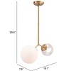Zuo Constance Ceiling Lamp Brass - 3 of 4