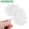 Unique Bargains Artificial Silk Wire Single Flower Leaves for DIY - 2 of 4
