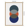 Amanti Art Layered Retro Modern Circles In Bright Colors by The Creative Bunch Studio Canvas Wall Art Print Framed 18 x 24-in. - 4 of 4